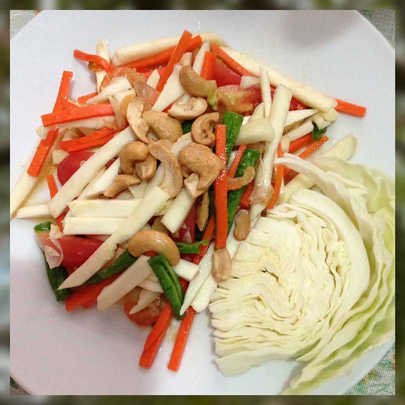 ส้มตำทุเรียนหมอนทอง